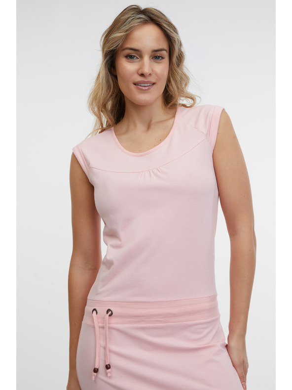 Sam 73 Svijetlo roza ženska haljina SAM 73 Perla