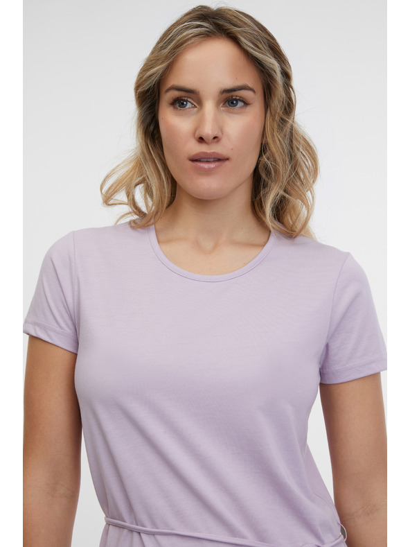 Sam 73 Svijetloljubičasta ženska midi haljina SAM 73 Estela