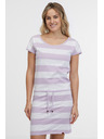 Sam 73 Bijelo-ljubičasta ženska haljina na pruge SAM 73 Reyna