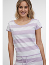 Sam 73 Bijelo-ljubičasta ženska haljina na pruge SAM 73 Reyna
