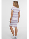 Sam 73 Bijelo-ljubičasta ženska haljina na pruge SAM 73 Reyna