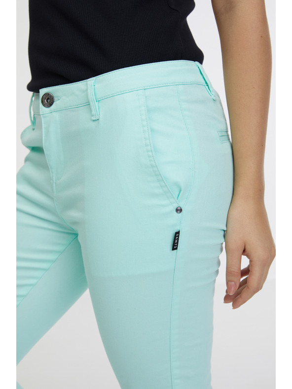 Sam 73 Svijetlozelene ženske hlače SAM 73 Alma