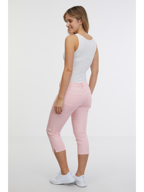 Sam 73 Svijetlo ružičaste ženske tričetvrt uske traperice SAM 73 Amara