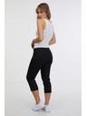 Sam 73 Crne ženske uske traperice tričetvrt dužine SAM 73 Amara