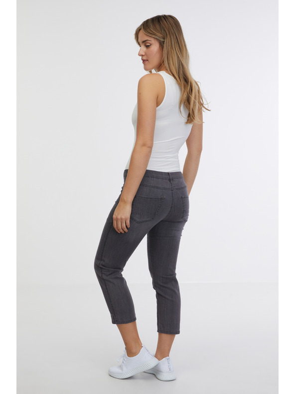 Sam 73 Sive ženske tričetvrt duge traperice ravnog kroja SAM 73 Antonella