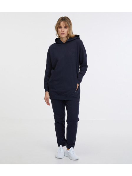 Sam 73 Tamnoplavi ženski produženi sweatshirt SAM 73 Lola