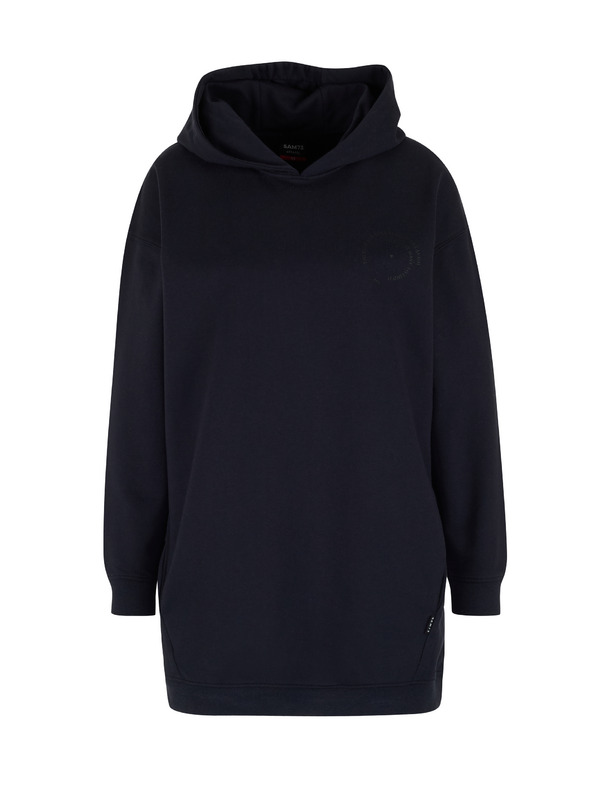 Sam 73 Tamnoplavi ženski produženi sweatshirt SAM 73 Lola