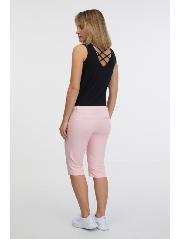 Sam 73 Svijetlo ružičaste ženske kapri hlače SAM 73 Ariel