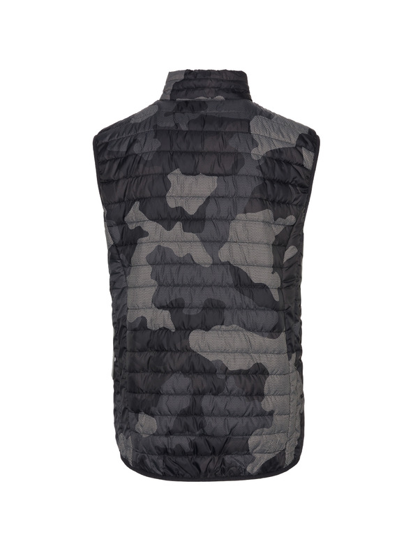 Sam 73 Tamno sivi muški prsluk s uzorkom SAM 73