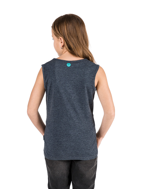 Sam 73 Tamnoplava majica bez rukava za djevojčice s printom SAM 73