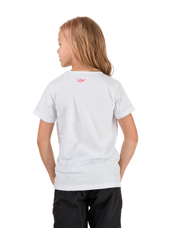 Sam 73 Bijela majica za djevojčice SAM 73 Bidano