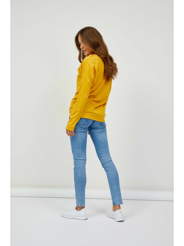 Sam 73 Žuta ženska basic majica dugih rukava SAM 73 Azuka