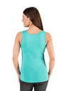 Sam 73 Tirkizna ženska majica s natpisom SAM 73