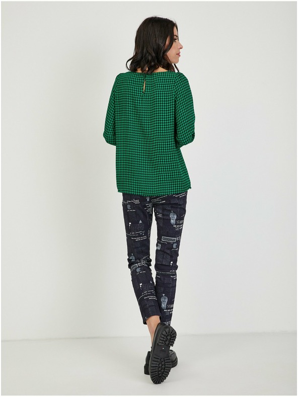 Orsay Zelena ženska bluza s uzorkom ORSAY