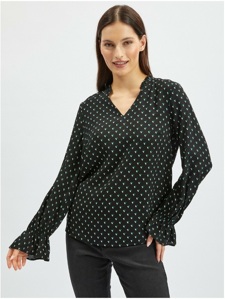 Orsay Crna ženska bluza s uzorkom ORSAY