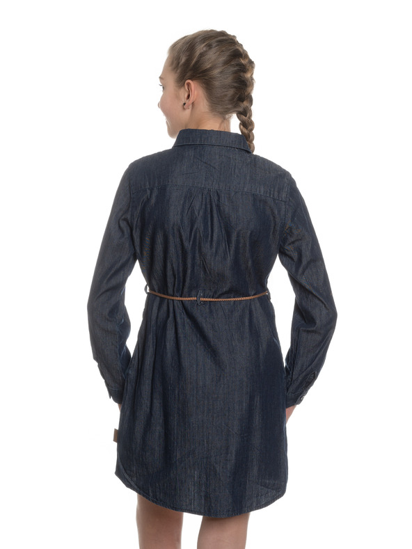 Sam 73 Tamno plave djevojačke košuljaste haljine SAM 73