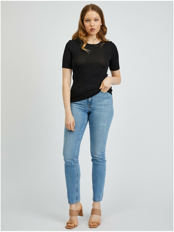 Orsay Crna ženska pletena majica ORSAY