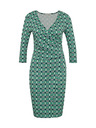 Orsay Zelena ženska haljina do koljena ORSAY