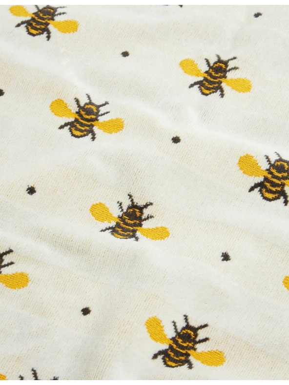 Marks & Spencer Set od 2 ručnika od čiste pamučne tkanine sotiskom pčela Marks & Spencer žuta