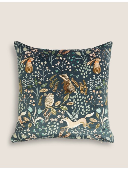 Marks & Spencer Vez jastučić sa šumskim motivom Marks & Spencer mornarsko plava