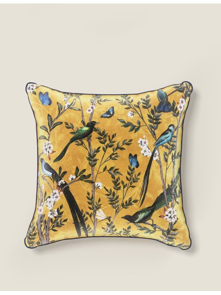 Marks & Spencer Baršunasti jastuk s pticama Marks & Spencer žuta
