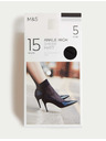 Marks & Spencer Pakiranje od 5 pari mat čarapa, 15 DAY Marks & Spencer crne