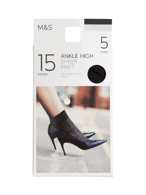 Marks & Spencer Pakiranje od 5 pari mat čarapa, 15 DAY Marks & Spencer crne