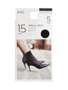 Marks & Spencer Pakiranje od 5 pari mat čarapa, 15 DAY Marks & Spencer crne