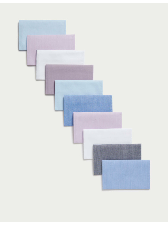 Marks & Spencer Antibakterijski rupčići od čiste pamučne tkanine, 10 kom u pakiranju Marks & Spencer plava