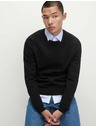 Marks & Spencer Džemper od čistog pamuka, s ovratnikom Marks & Spencer crna
