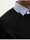 Marks & Spencer Džemper od čistog pamuka, s ovratnikom Marks & Spencer crna