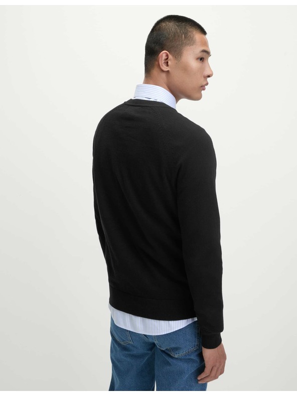 Marks & Spencer Džemper od čistog pamuka, s ovratnikom Marks & Spencer crna
