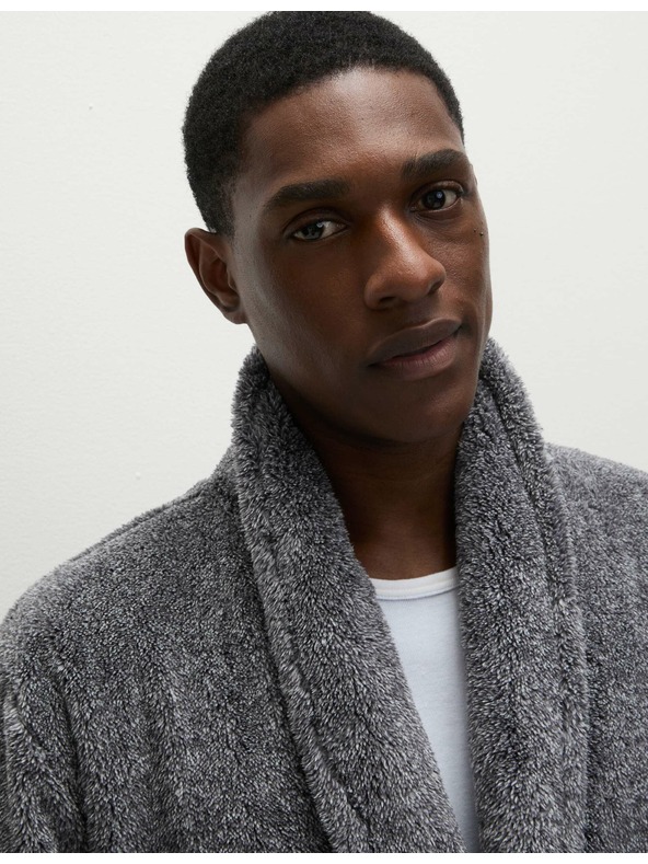 Marks & Spencer Flisasti ogrtač Supersoft Marks & Spencer siva