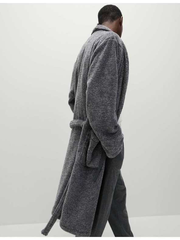 Marks & Spencer Flisasti ogrtač Supersoft Marks & Spencer siva