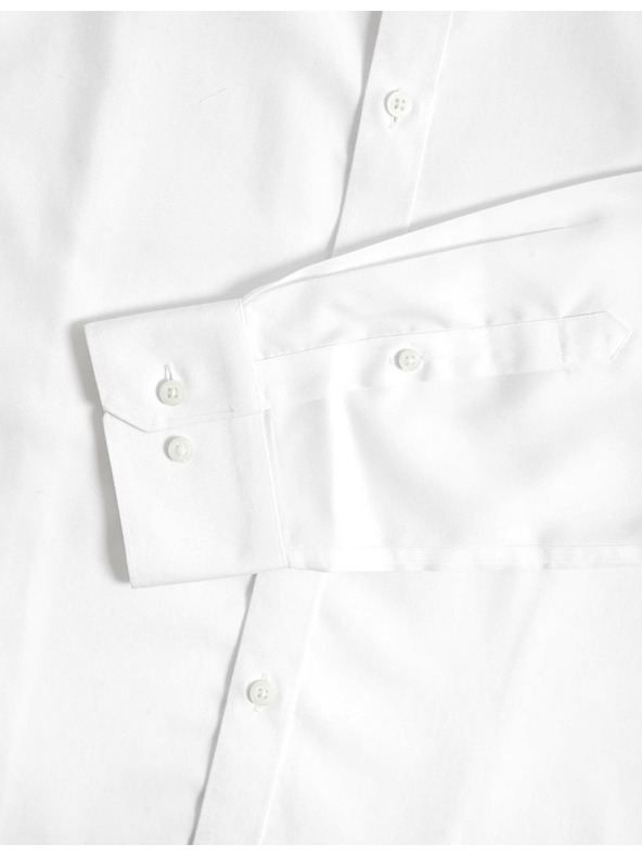 Marks & Spencer Pamučna slim košulja s nepotrebnim glačanjem Marks & Spencer bijela