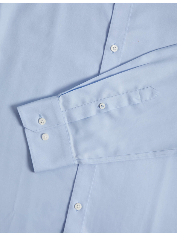 Marks & Spencer Pamučna košulja klasičnog kroja s nepotrebnim glačanjem Marks & Spencer plava