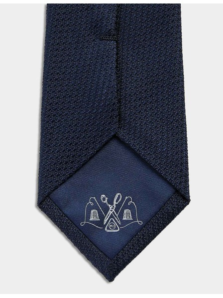 Marks & Spencer Svilena kravata s teksturom, 100% svila Marks & Spencer mornarsko plava