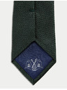 Marks & Spencer Marks & Spencer zelena teksturirana 100% svilena kravata