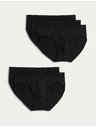 Marks & Spencer Slip gaćice od čistog pamuka, Cool & Fresh™ tehnologija, 5 kom u pakiranju Marks & Spencer crna