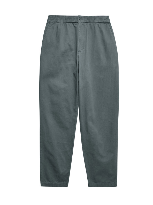 Marks & Spencer Hlače s uzorkom riblje kosti, od čiste pamuke Marks & Spencer zelena