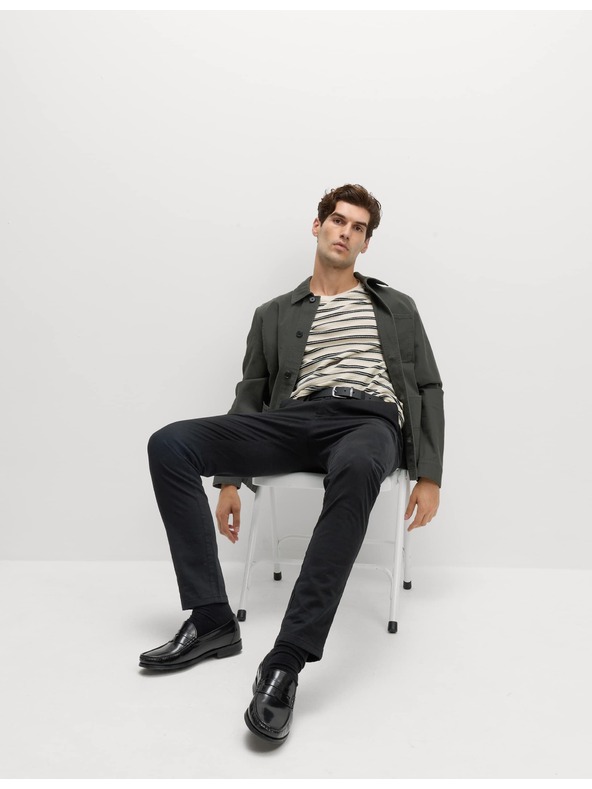 Marks & Spencer Marks & Spencer crni rastezljivi chinos hlače uskog kroja