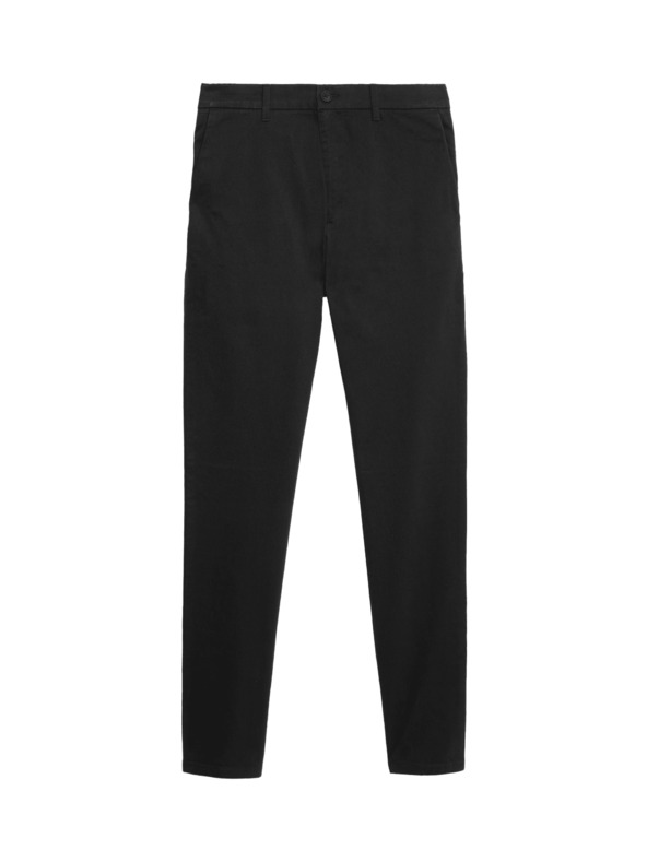 Marks & Spencer Marks & Spencer crni rastezljivi chinos hlače uskog kroja