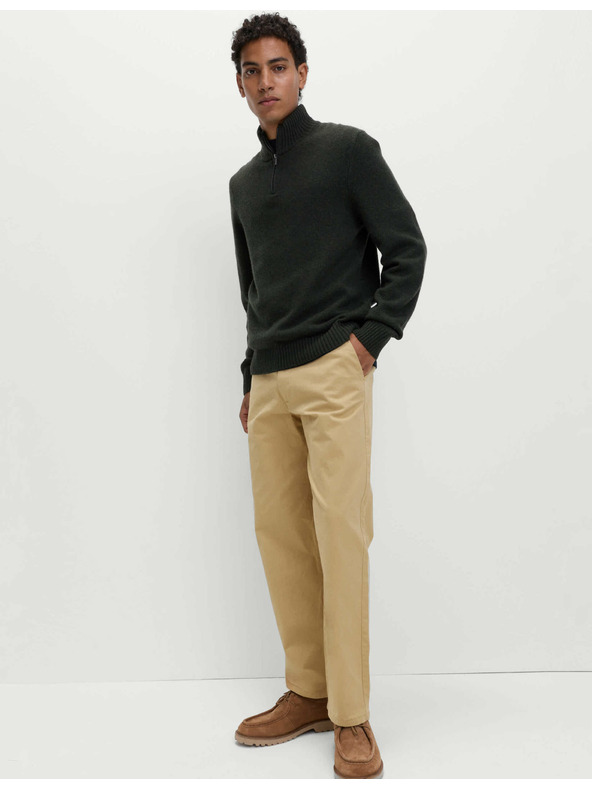 Marks & Spencer Rastezljive chino hlače šireg kroja Marks & Spencer bež