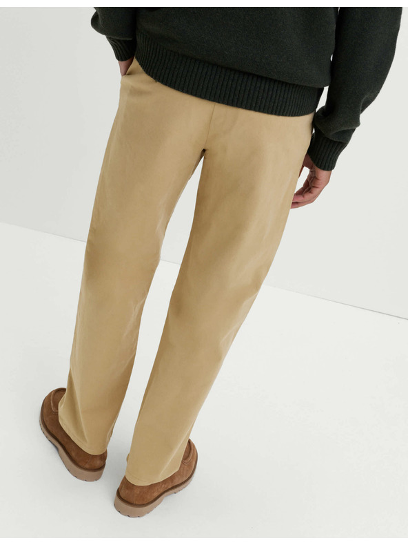 Marks & Spencer Rastezljive chino hlače šireg kroja Marks & Spencer bež