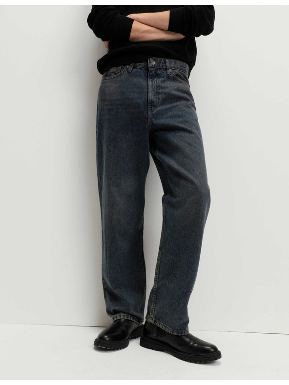 Marks & Spencer Authentic lagane čvrste traperice Marks & Spencer plava