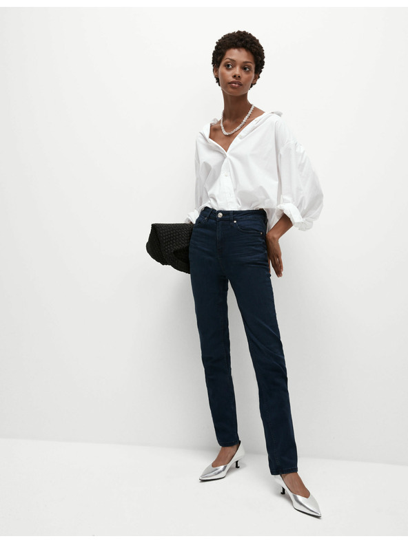 Marks & Spencer Marks & Spencer plave rastezljive ravne traperice Sienna