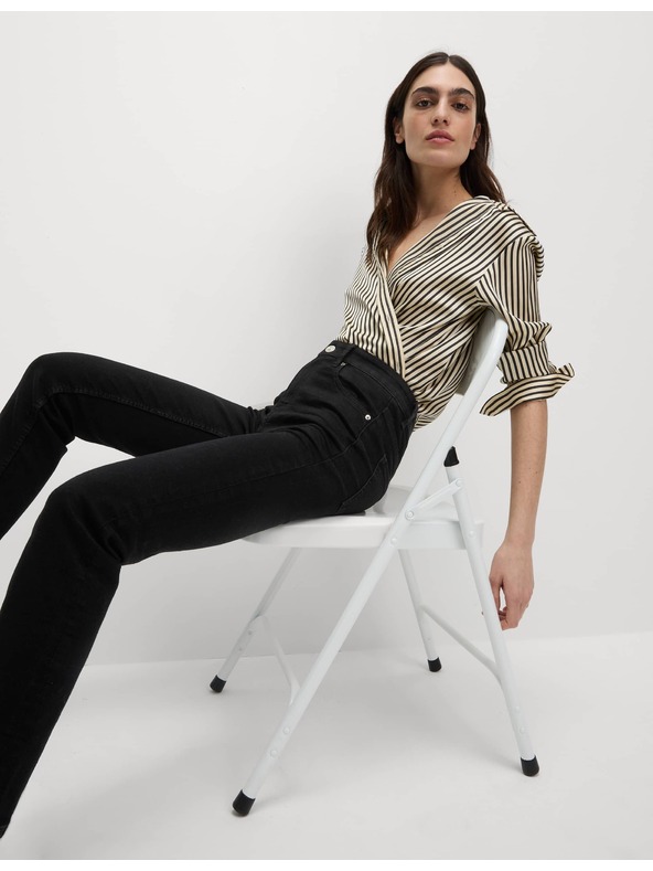 Marks & Spencer Marks & Spencer crne rastezljive ravne traperice Sienna