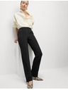Marks & Spencer Žersej hlače ravnog kroja s keprom Marks & Spencer crna