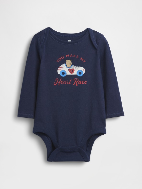 GAP Baby bodi s printom GAP