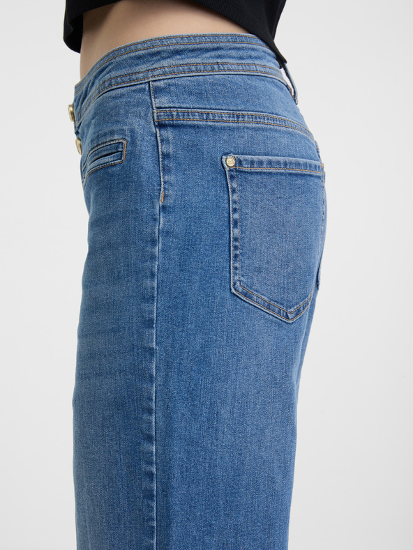 Orsay Plave ženske široke traperice ORSAY